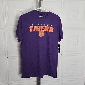 NWT Clemson Tigers Purple SS Tshirt size small